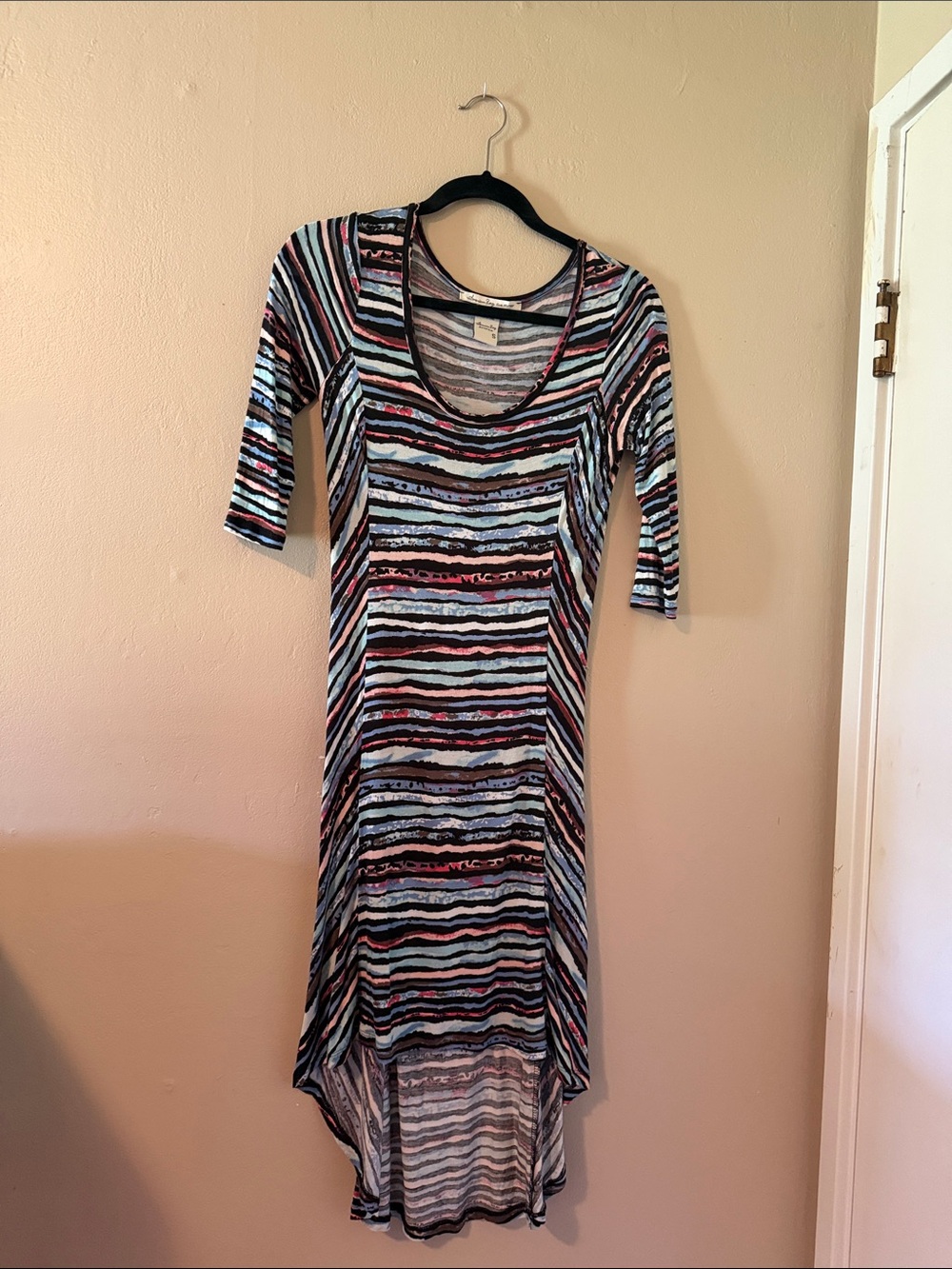 American Rag Striped High-Dress Multi-Colred